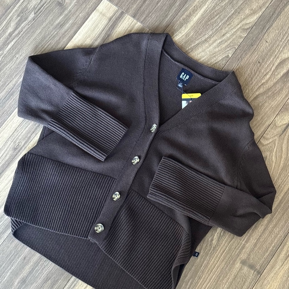 GAP  Brown Cardigan Sweater
